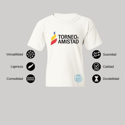 Playera Infantil Algodón Torneo de la Amistad D3T Andes