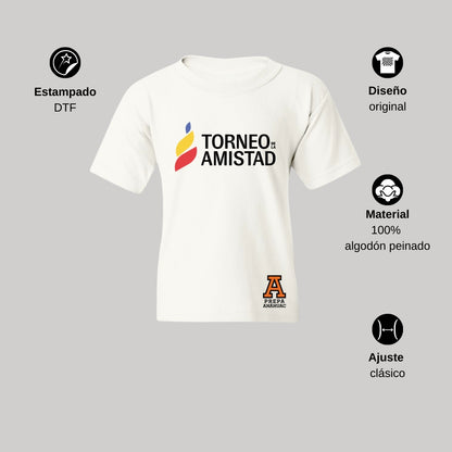 Playera Infantil Algodón Torneo de la Amistad D3T Prepa Anahuac