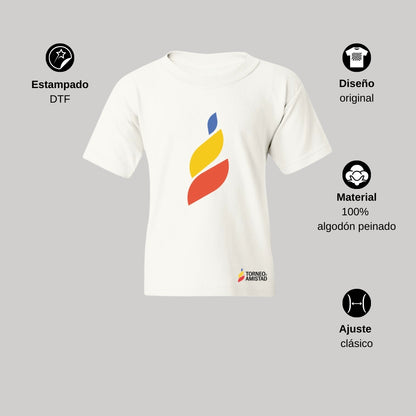 Playera Infantil Algodón Torneo de la Amistad D4