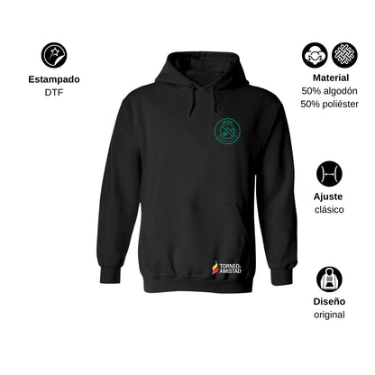 Sudadera Hoodie Unisex Algodón Poliéster Torneo de la Amistad D2E Irish
