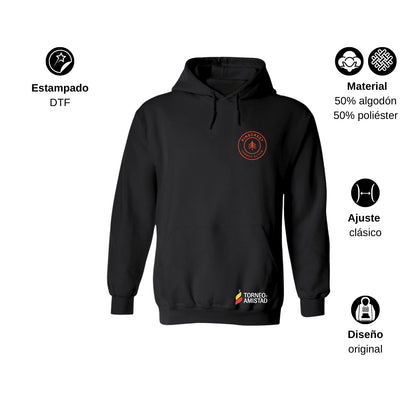 Sudadera Hoodie Unisex Algodón Poliéster Torneo de la Amistad D2E Pinecrest