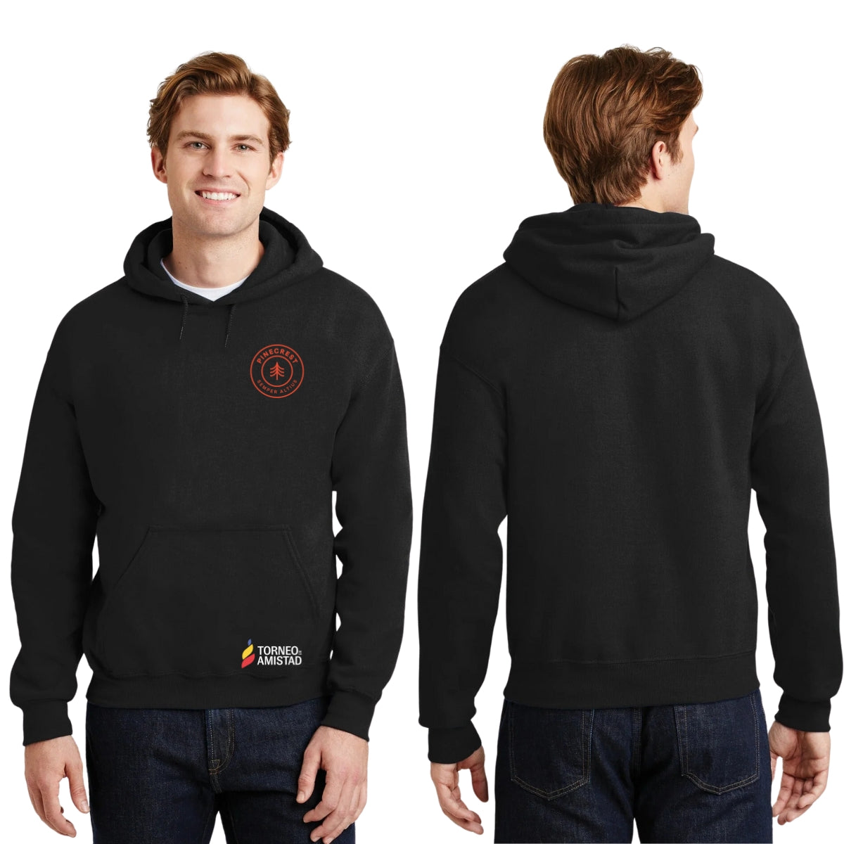 Sudadera Hoodie Unisex Algodón Poliéster Torneo de la Amistad D2E Pinecrest