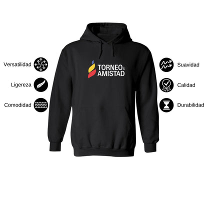 Sudadera Hoodie Unisex Algodón Poliéster Torneo de la Amistad D3