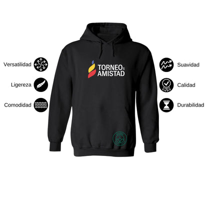Sudadera Hoodie Unisex Algodón Poliéster Torneo de la Amistad D3T Alpes