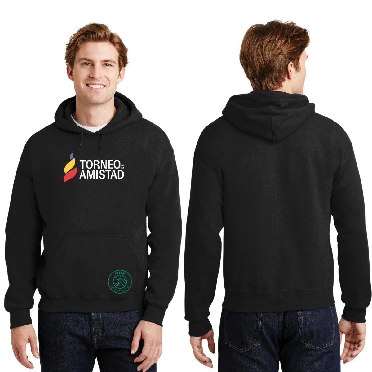 Sudadera Hoodie Unisex Algodón Poliéster Torneo de la Amistad D3T Irish
