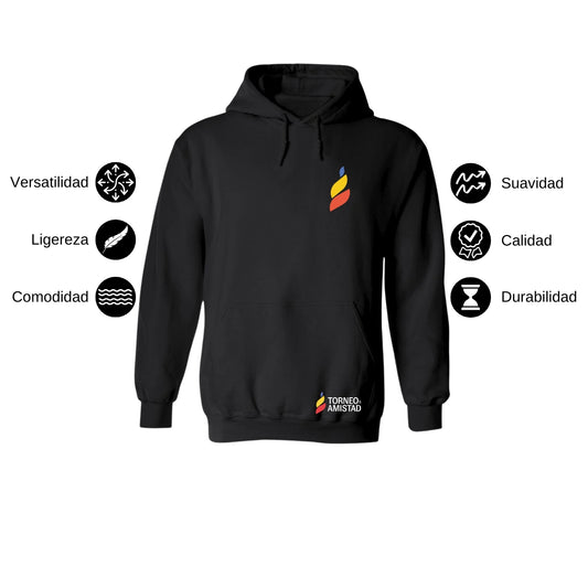 Sudadera Hoodie Unisex Algodón Poliéster Torneo de la Amistad D5
