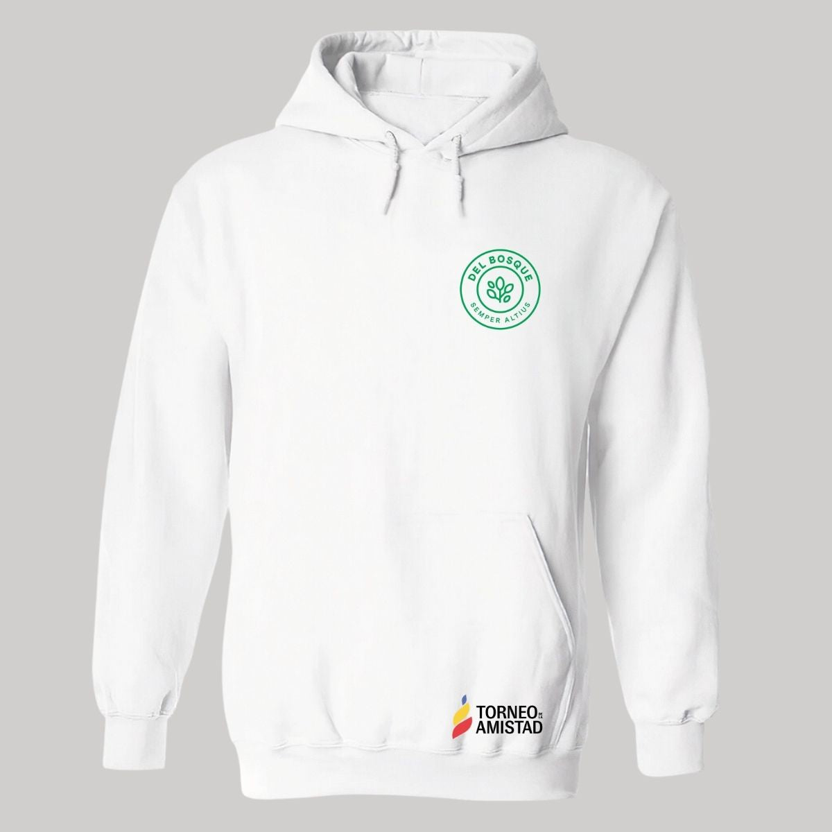Sudadera Hoodie Unisex Algodón Poliéster Torneo de la Amistad D2E Del Bosque