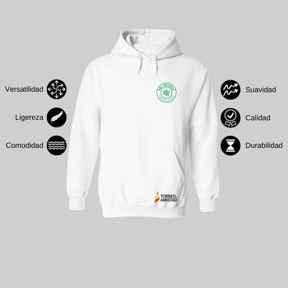 Sudadera Hoodie Unisex Algodón Poliéster Torneo de la Amistad D2E Del Bosque