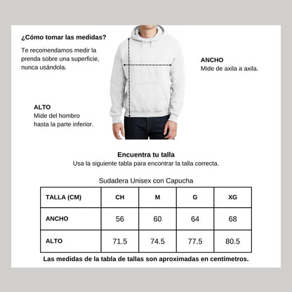 Sudadera Hoodie Unisex Algodón Poliéster Torneo de la Amistad D2E Del Bosque