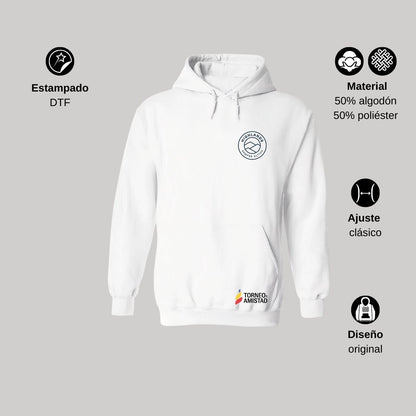 Sudadera Hoodie Unisex Algodón Poliéster Torneo de la Amistad D2E Highlands