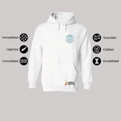 Sudadera Hoodie Unisex Algodón Poliéster Torneo de la Amistad D2E Maddox