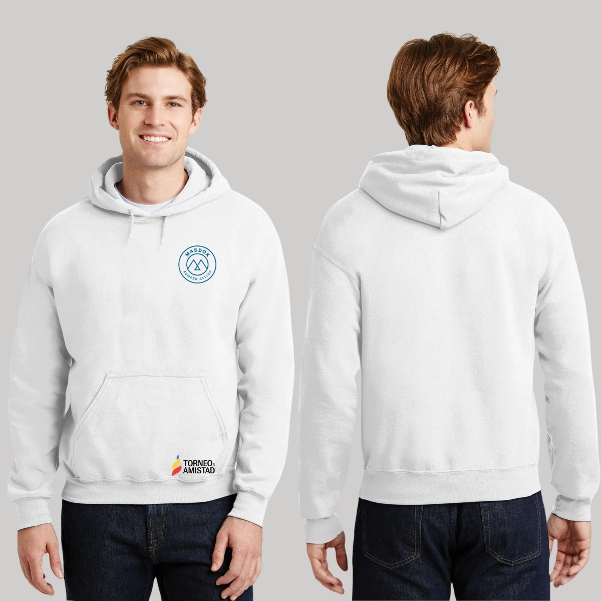 Sudadera Hoodie Unisex Algodón Poliéster Torneo de la Amistad D2E Maddox