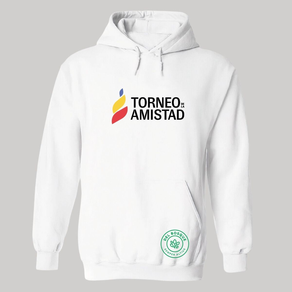 Sudadera Hoodie Unisex Algodón Poliéster Torneo de la Amistad D3T Del Bosque