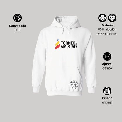 Sudadera Hoodie Unisex Algodón Poliéster Torneo de la Amistad D3T Everest