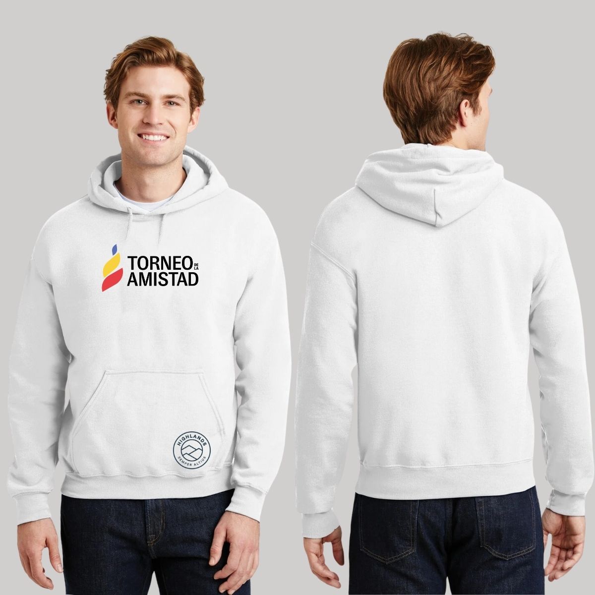Sudadera Hoodie Unisex Algodón Poliéster Torneo de la Amistad D3T Highlands