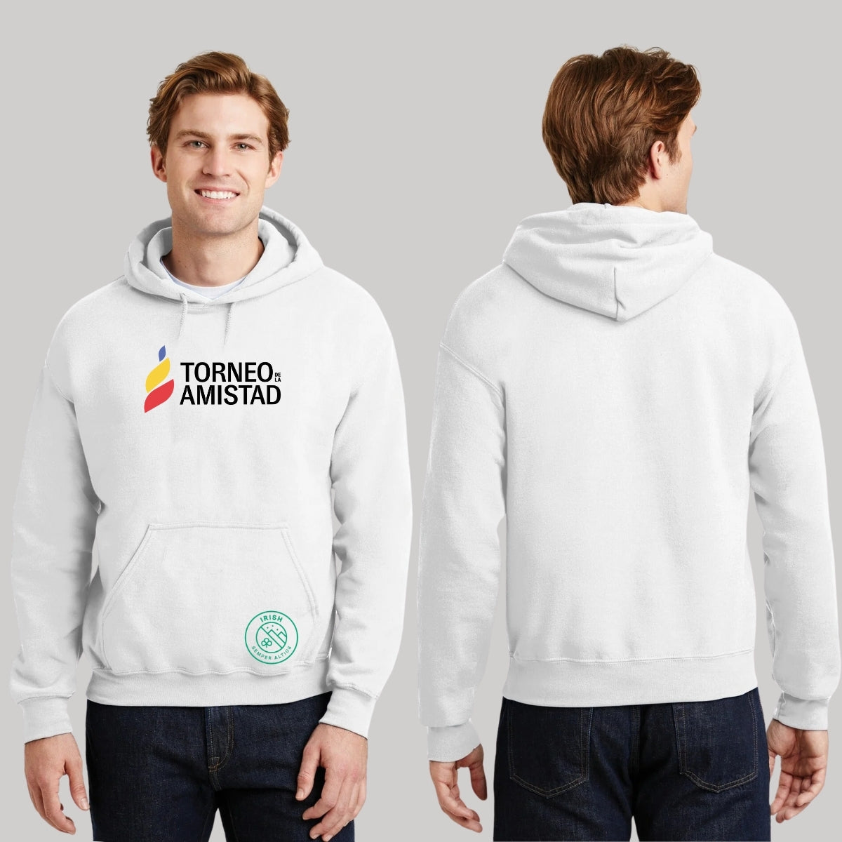 Sudadera Hoodie Unisex Algodón Poliéster Torneo de la Amistad D3T Irish
