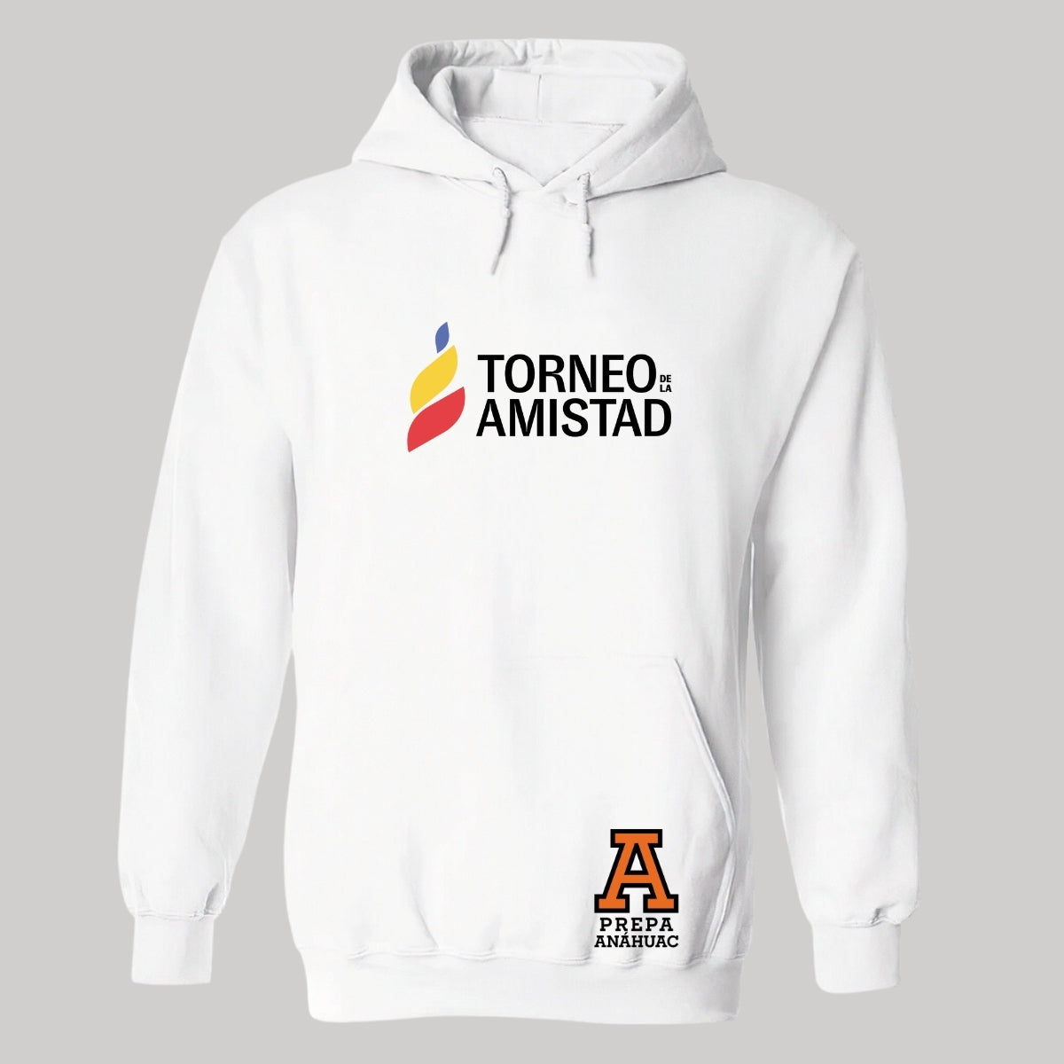 Sudadera Hoodie Unisex Algodón Poliéster Torneo de la Amistad D3T Prepa Anahuac