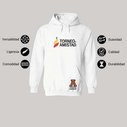 Sudadera Hoodie Unisex Algodón Poliéster Torneo de la Amistad D3T Prepa Anahuac
